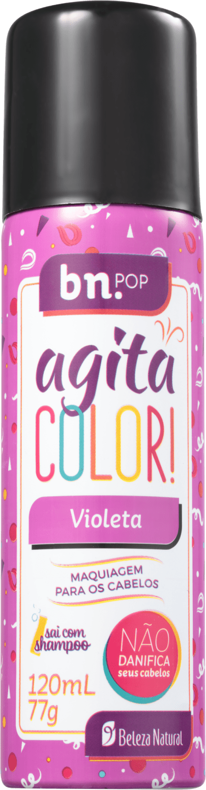 Beleza Natural Bn.Pop Agita Color Violeta - Coloração Temporária 120ml