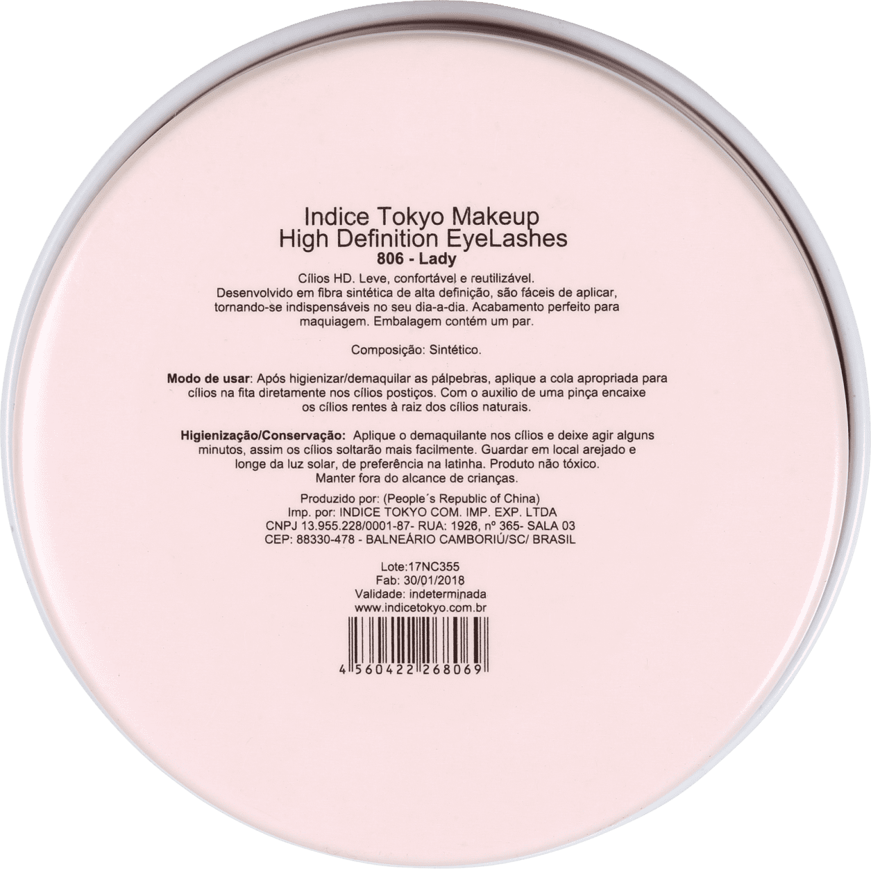 Indice Tokyo High Definition Eyelash Pink Lady - Cílios Postiços