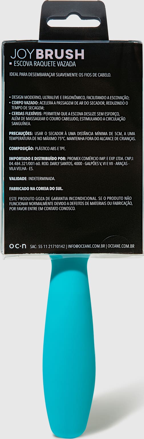 Joy Brush Azul - Escova de Cabelo