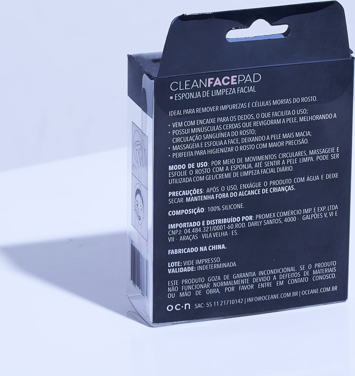 Clean Face Pad - Esponja de Limpeza Facial