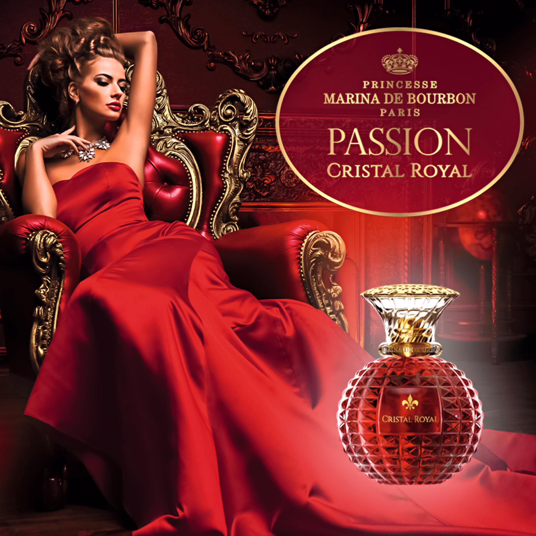 Cristal Royal Passion Marina de Bourbon Eau de Parfum - Perfume Feminino 50ml