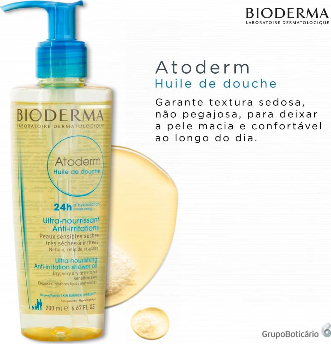Bioderma Atoderm - Óleo de Banho 200ml