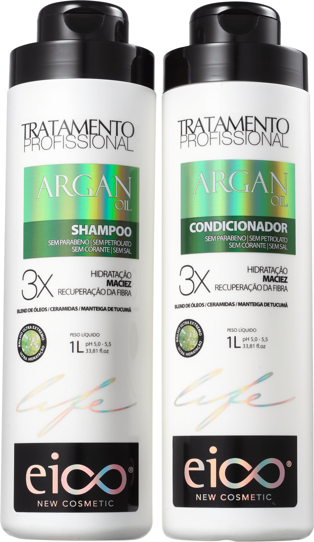 Kit Eico Life Argan Oil Duo (2 Produtos)