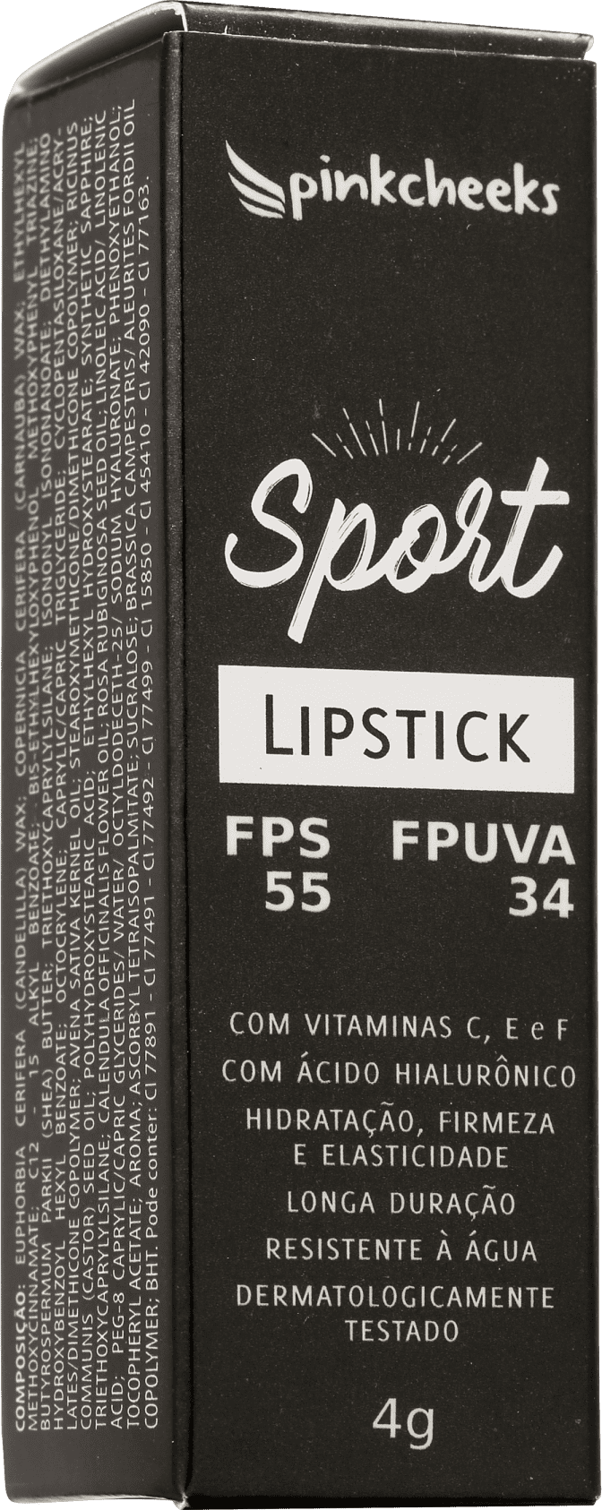 Pink Cheeks Sport Make Up Nude - Batom 4g