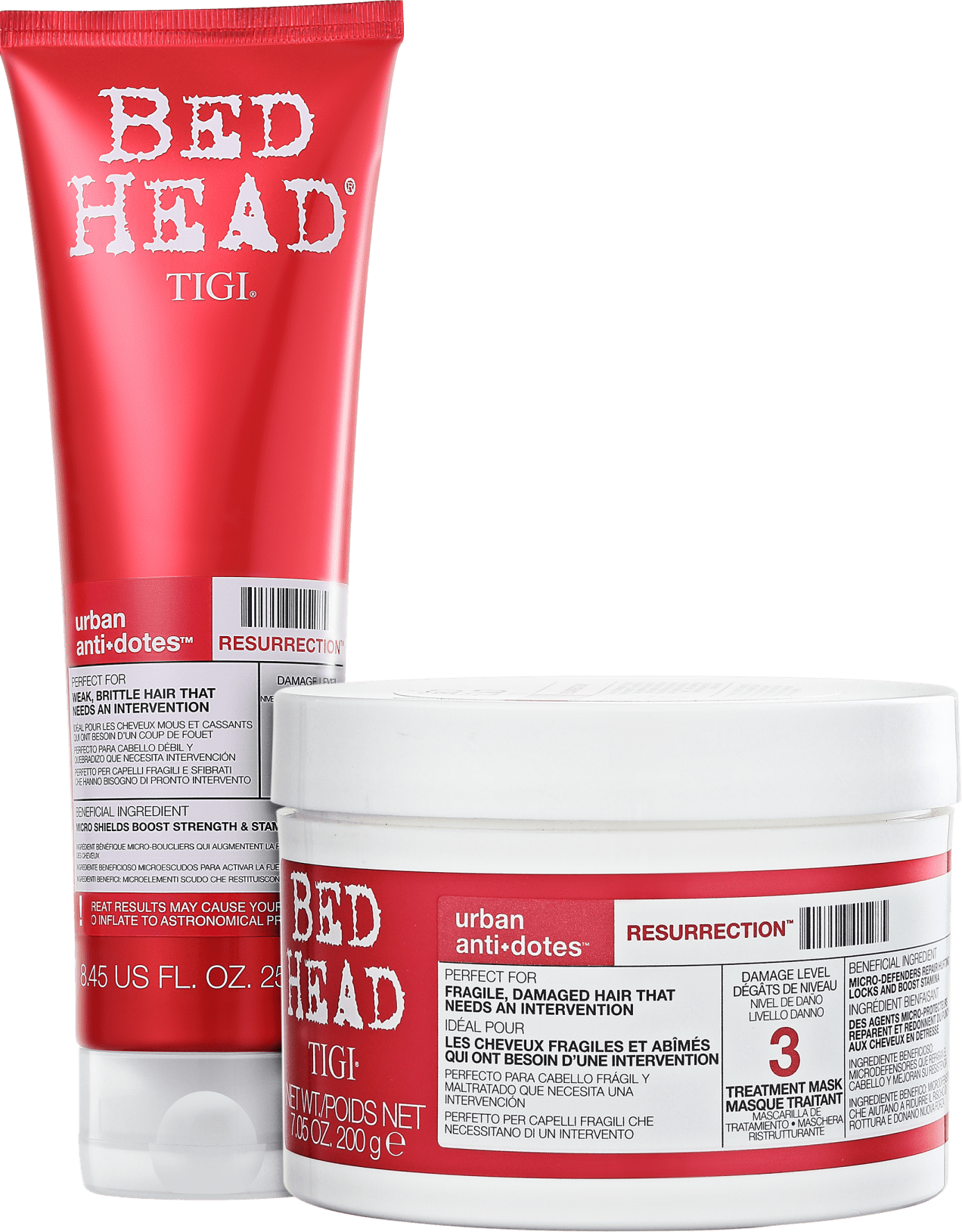 Kit Bed Head Urban Anti+Dotes #3 Resurrection (2 Produtos)