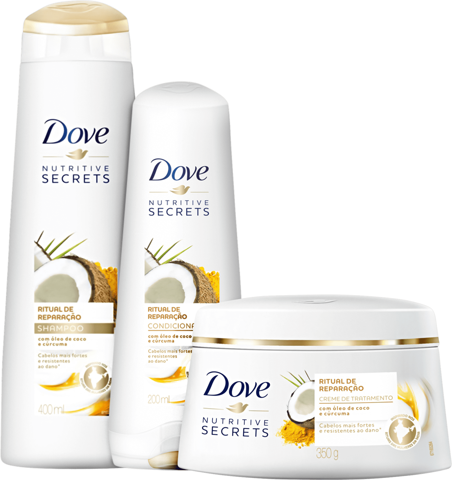 Kit Dove Ritual de Reparação Completa (3 Produtos)