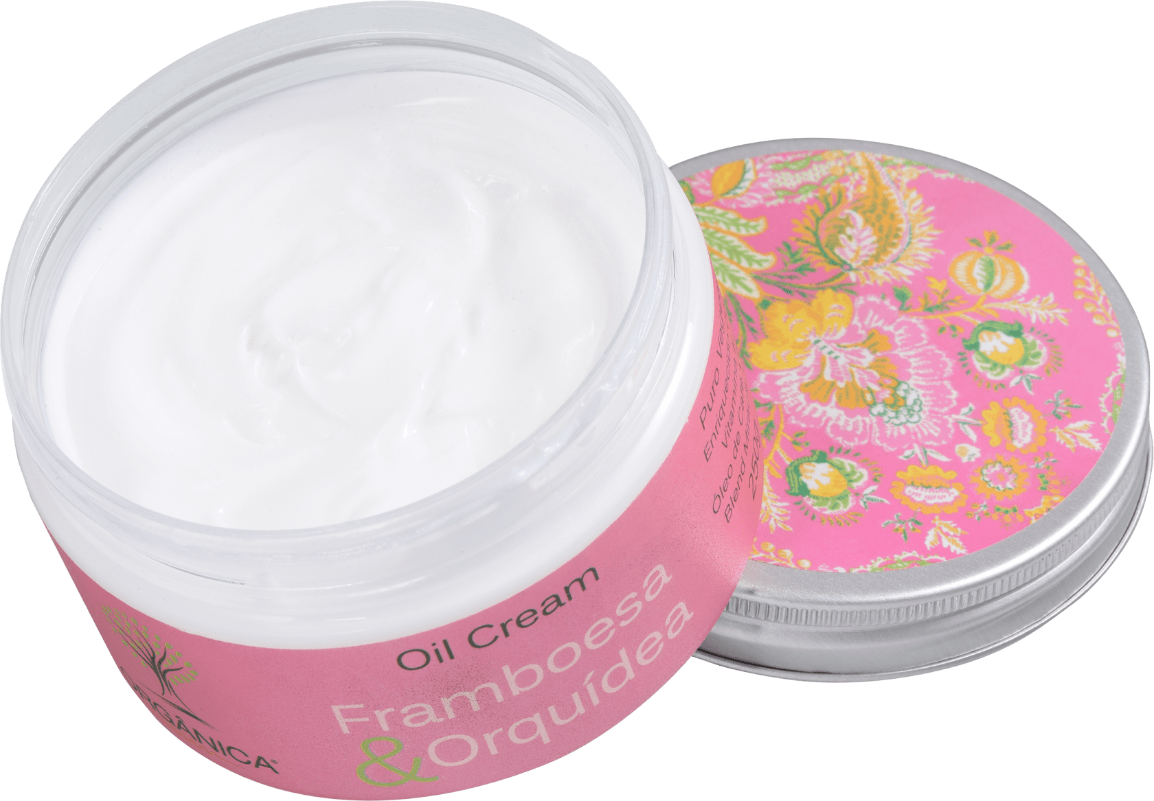 Orgânica Framboesa e Orquídea Oil - Creme Hidratante Corporal 250g