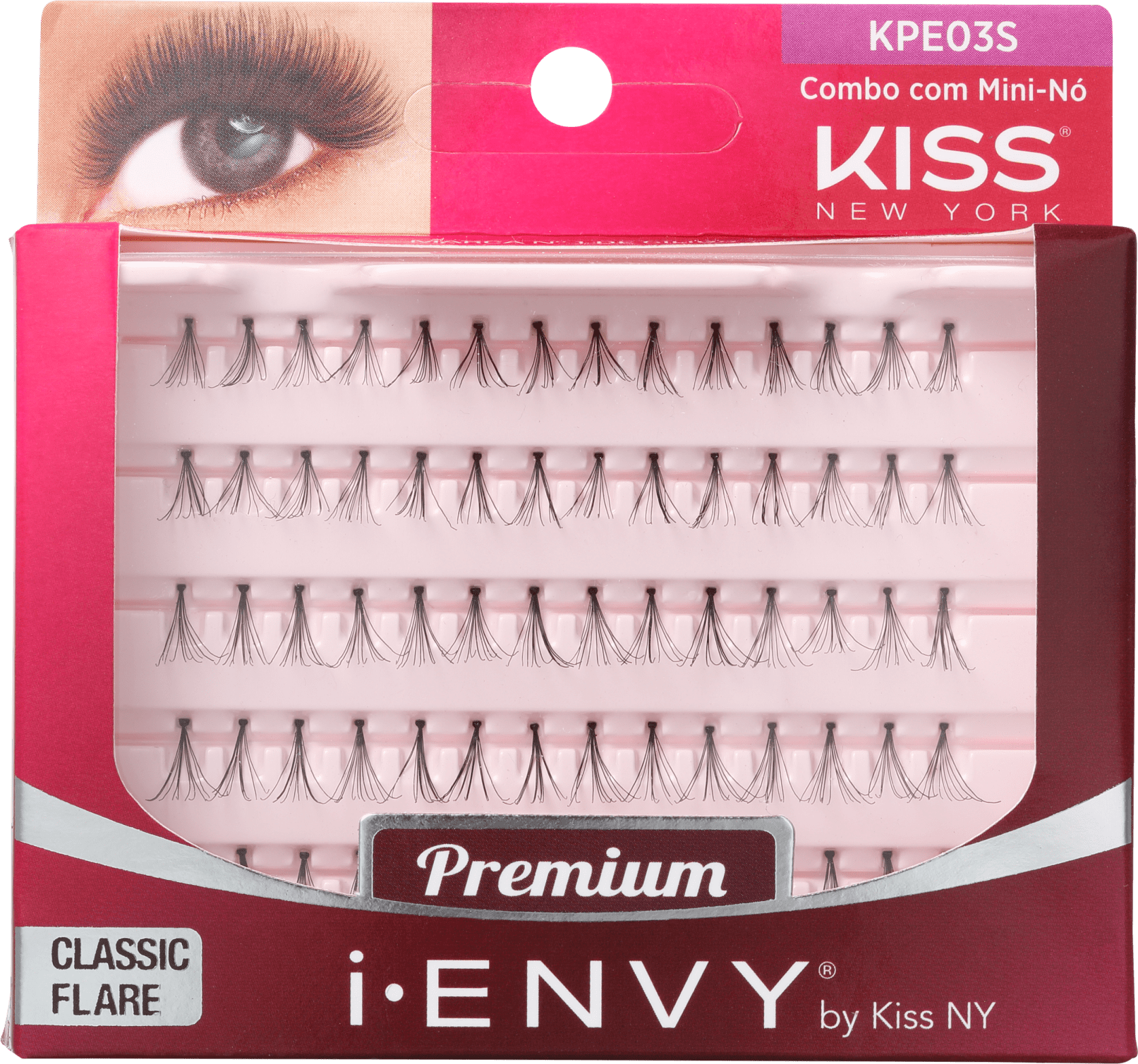 Kiss New York I Envy Individual Mini Nó Combo - Cílios Postiços