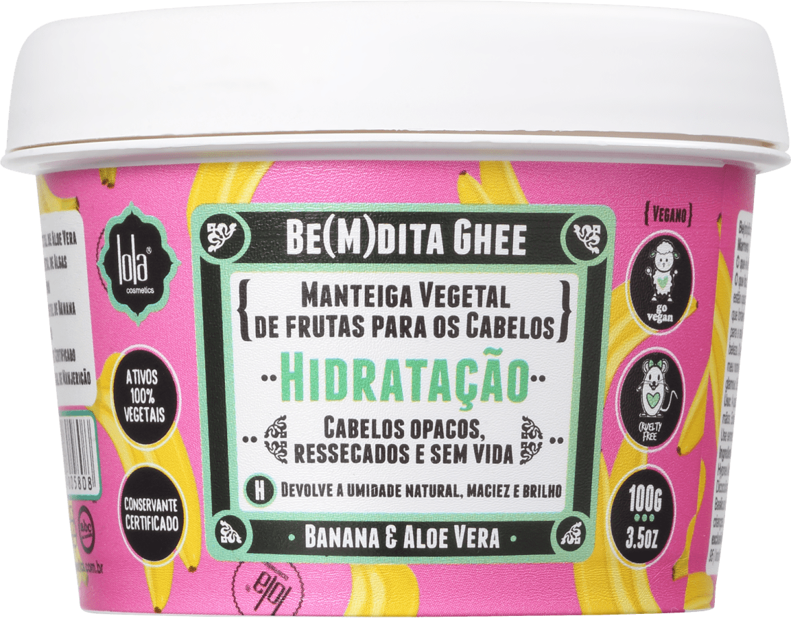 Lola Cosmetics Be(M)dita Ghee Hidratação - Máscara Capilar 100g
