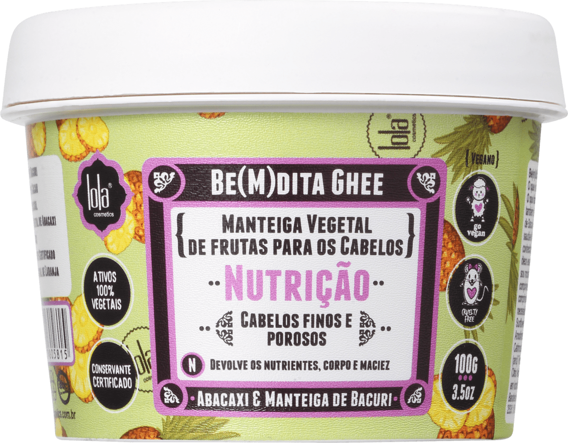 Lola Cosmetics Be(M)dita Ghee Nutrição - Máscara Capilar 100g