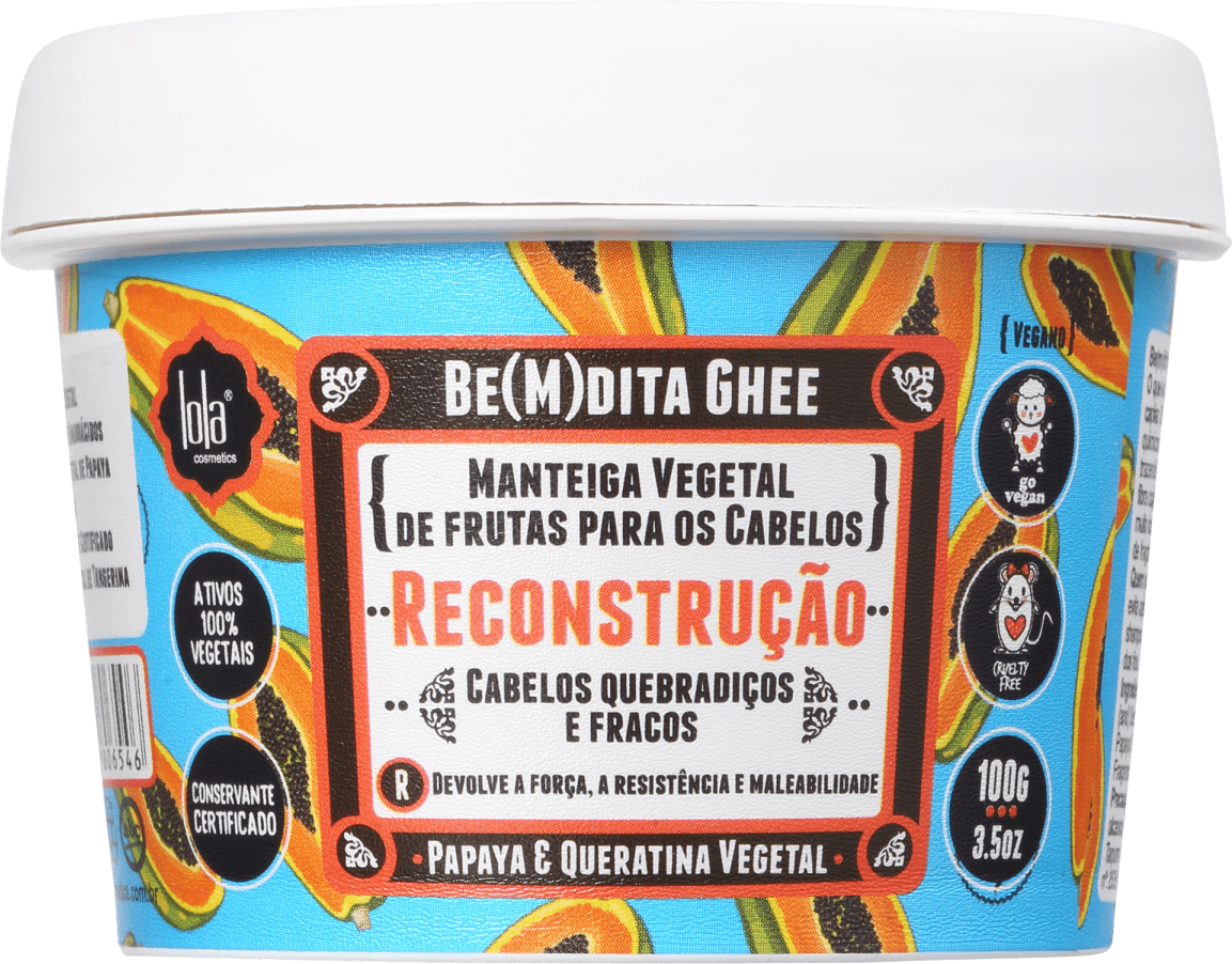 Lola Cosmetics Be(M)dita Ghee Reconstrução - Máscara Capilar 100g