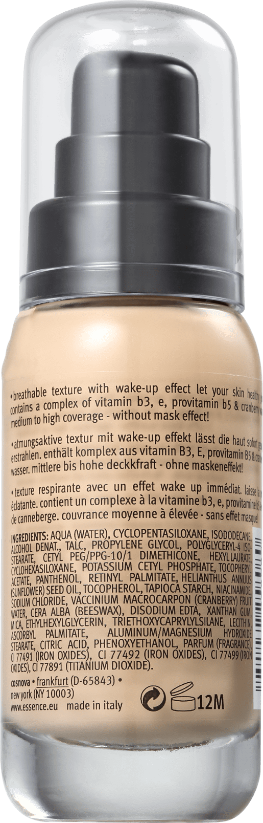 Essence Fresh & Fit 20 Fresh Nude - Base Líquida 30ml