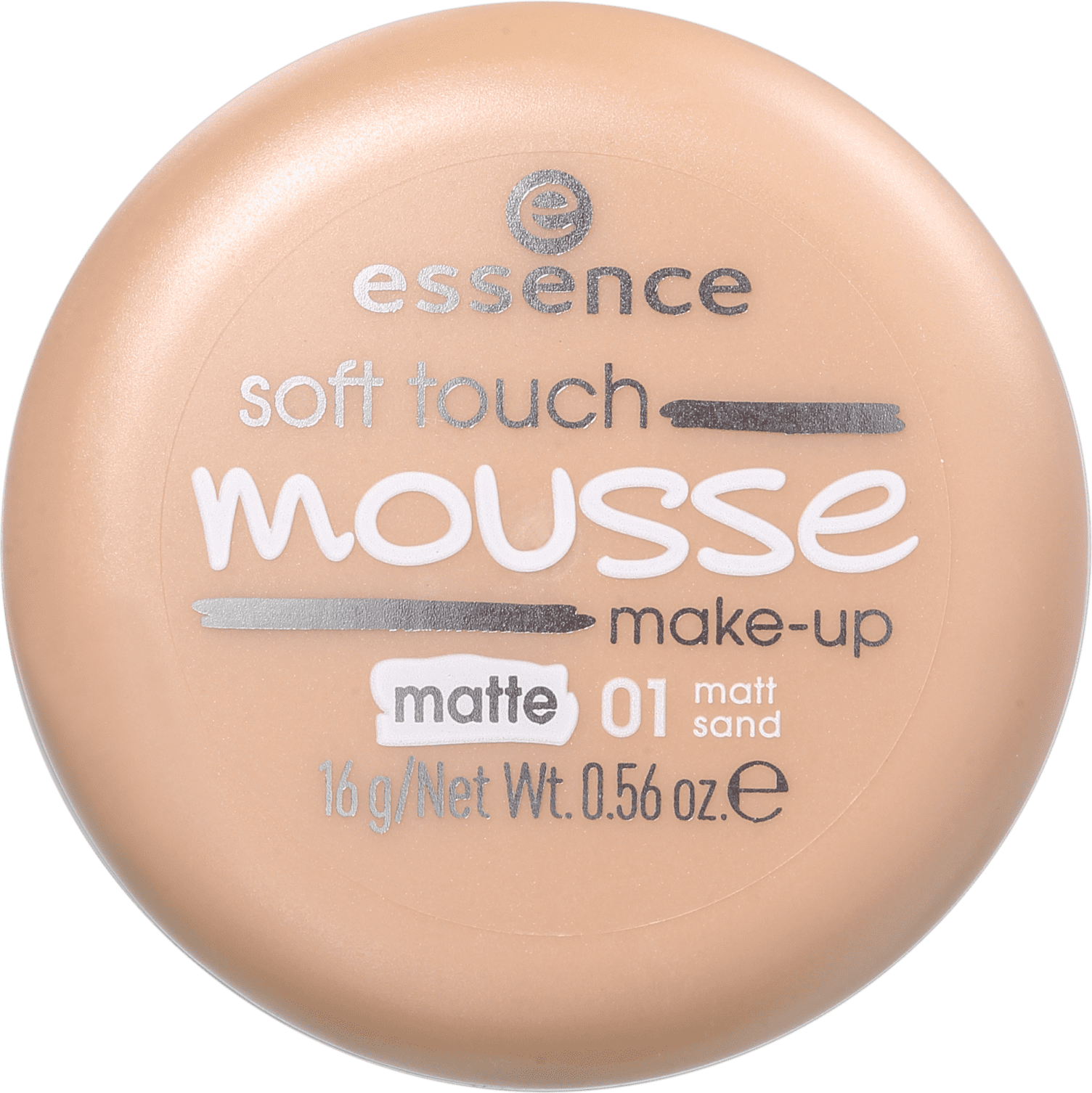 Essence Soft Touch Mousse 01 Matt Sand - Base Cremosa 16g