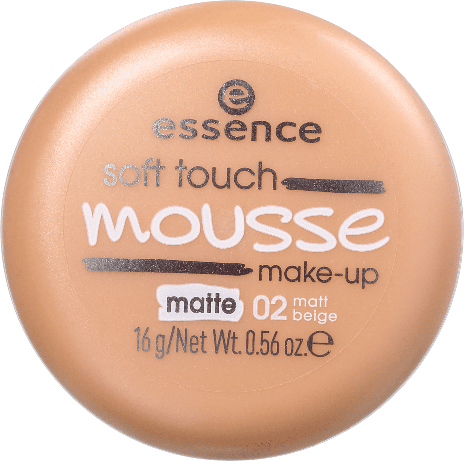 Essence Soft Touch Mousse 02 Matt Beige - Base Cremosa 16g