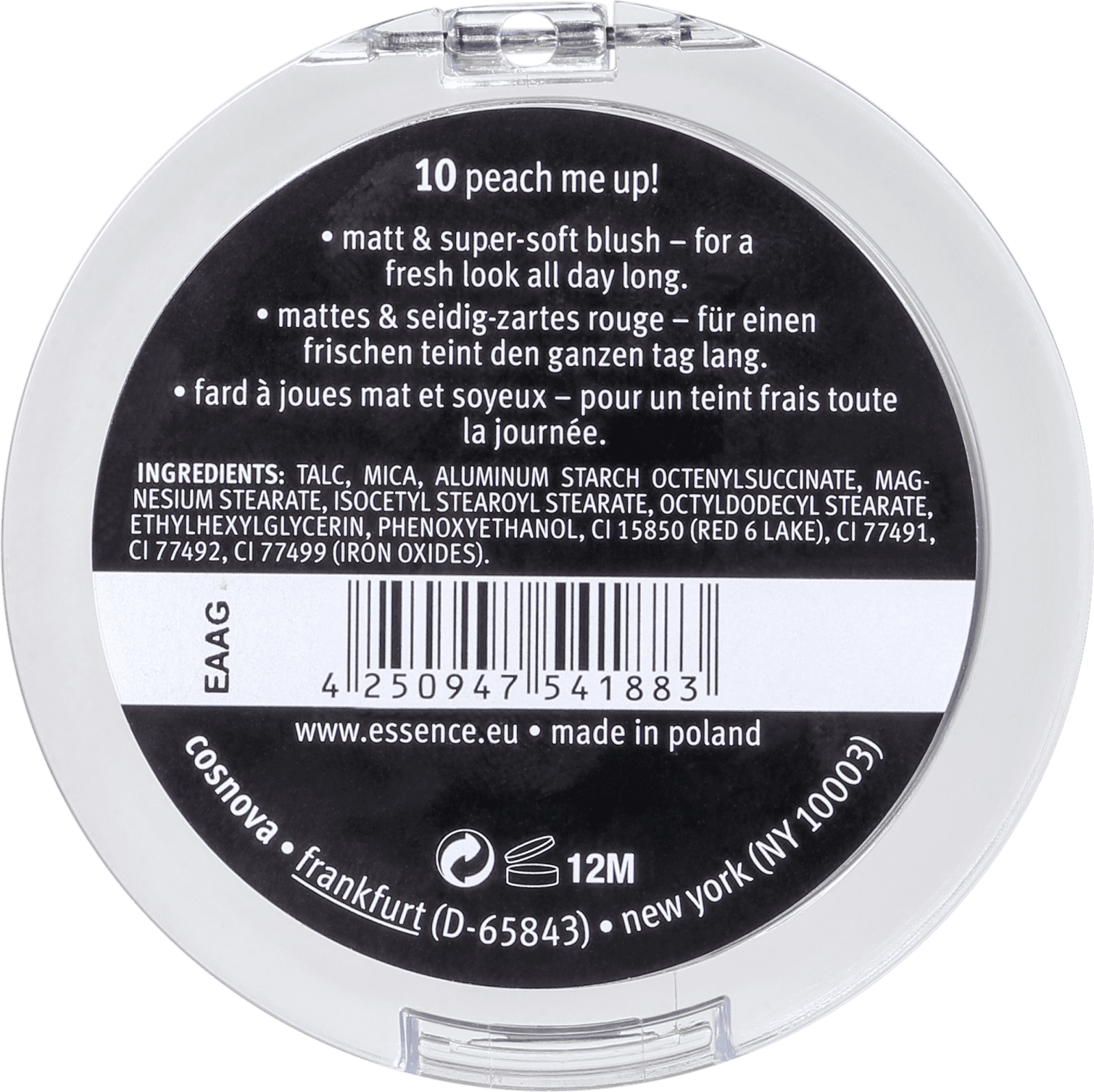 Essence Matt Touch 10 Peach Me Up - Blush 5g
