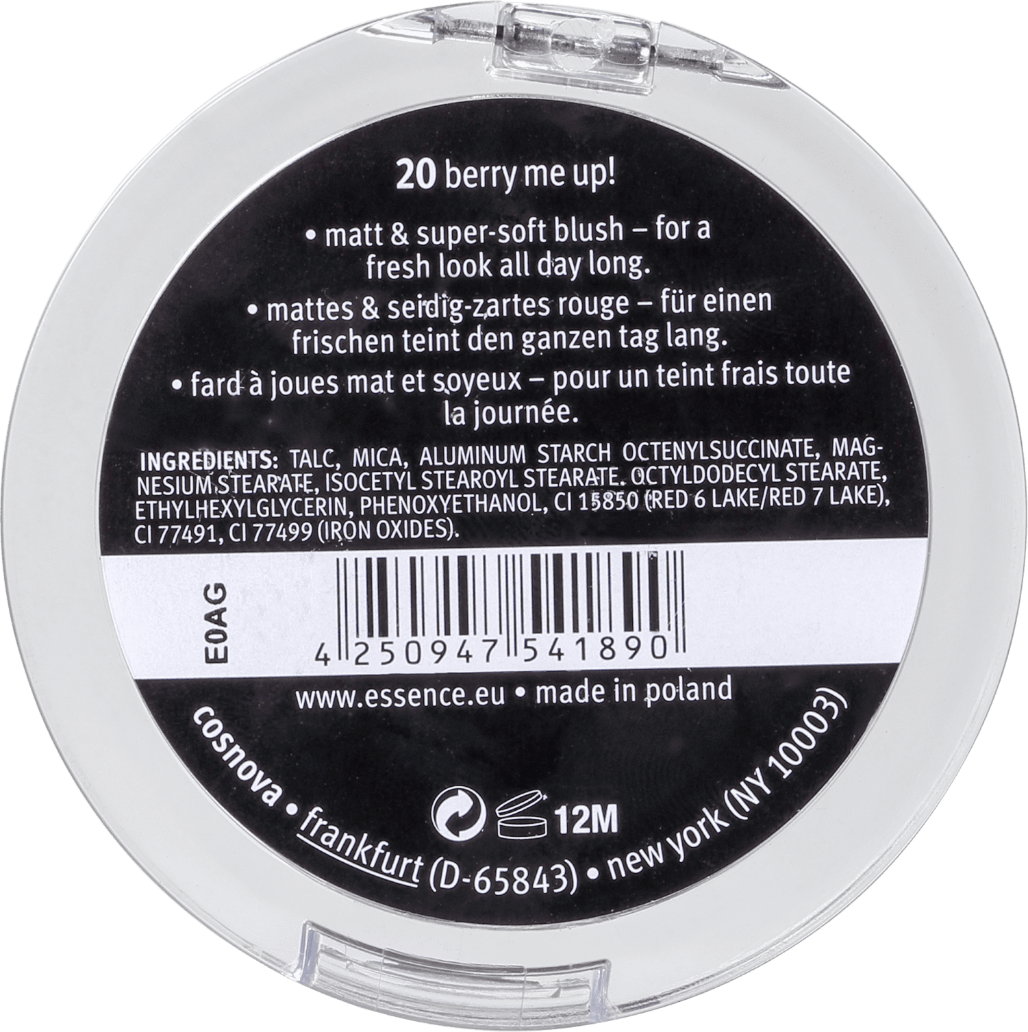 Essence Matt Touch 20 Berry Me Up - Blush 5g