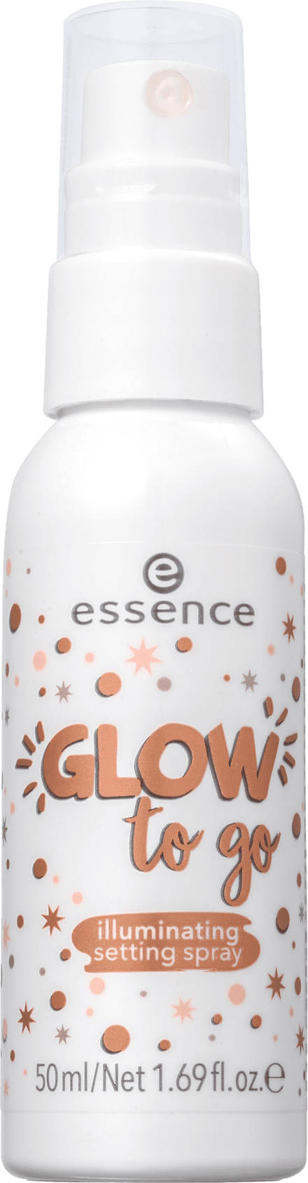 Essence Glow To Go - Fixador de Maquiagem em Spray 50ml