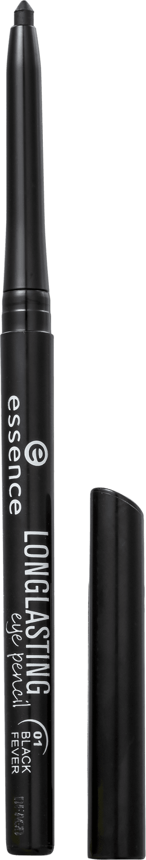 Essence Longlasting 01 Black Fever - Lápis de Olho 0,28g