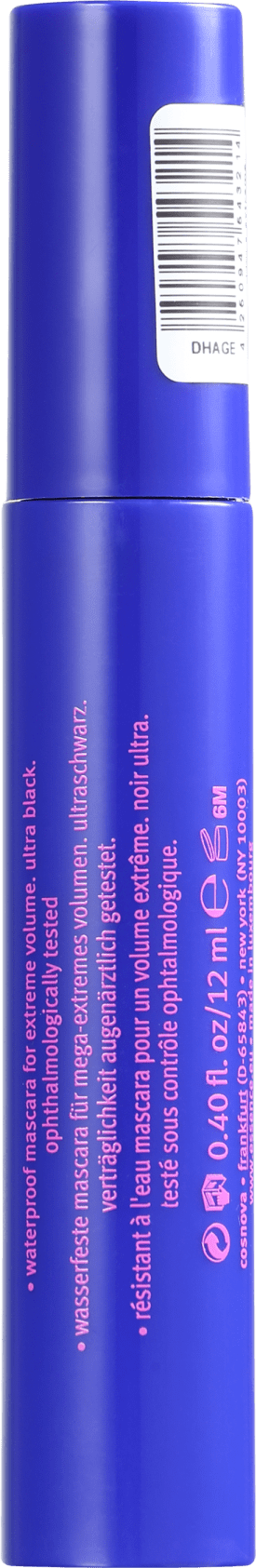 Essence I Love Extreme Volume Waterproof - Máscara para Cílios 12ml