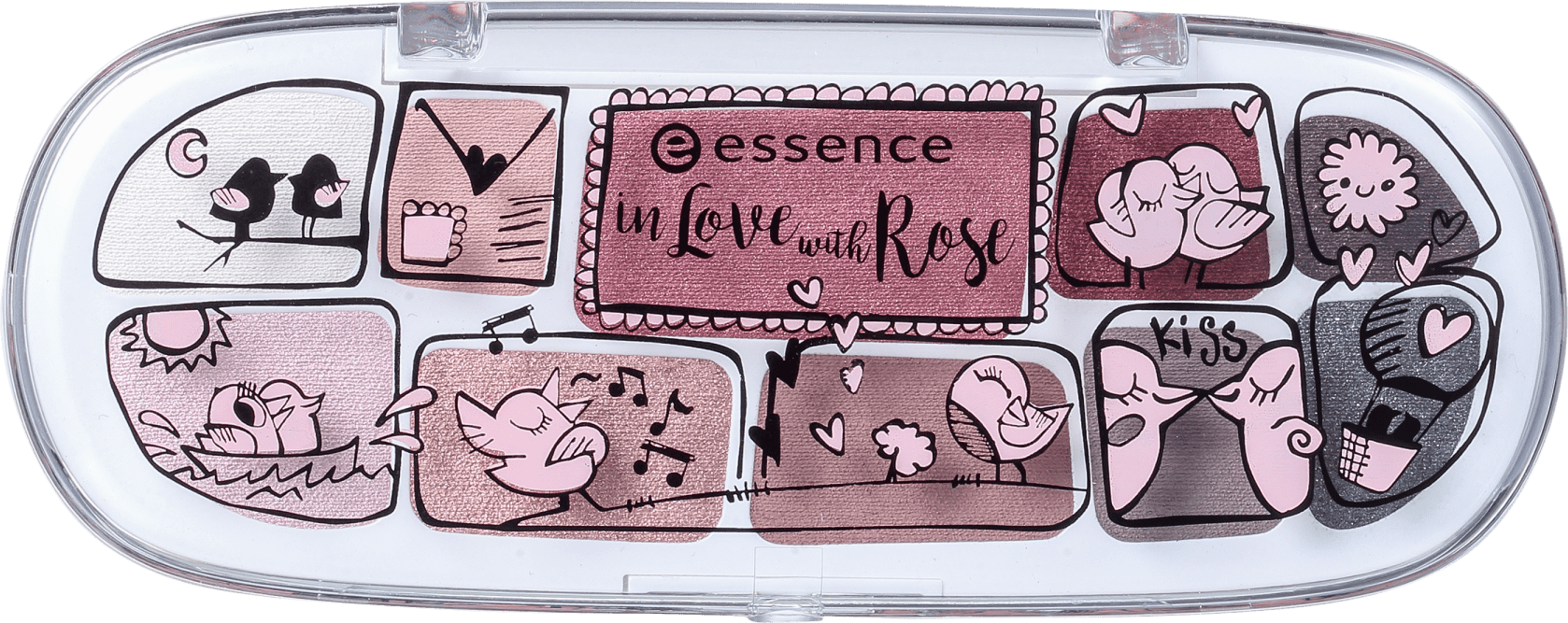 Essence In Love With Rose 02 & Happily Ever After - Paleta de Sombras 7g