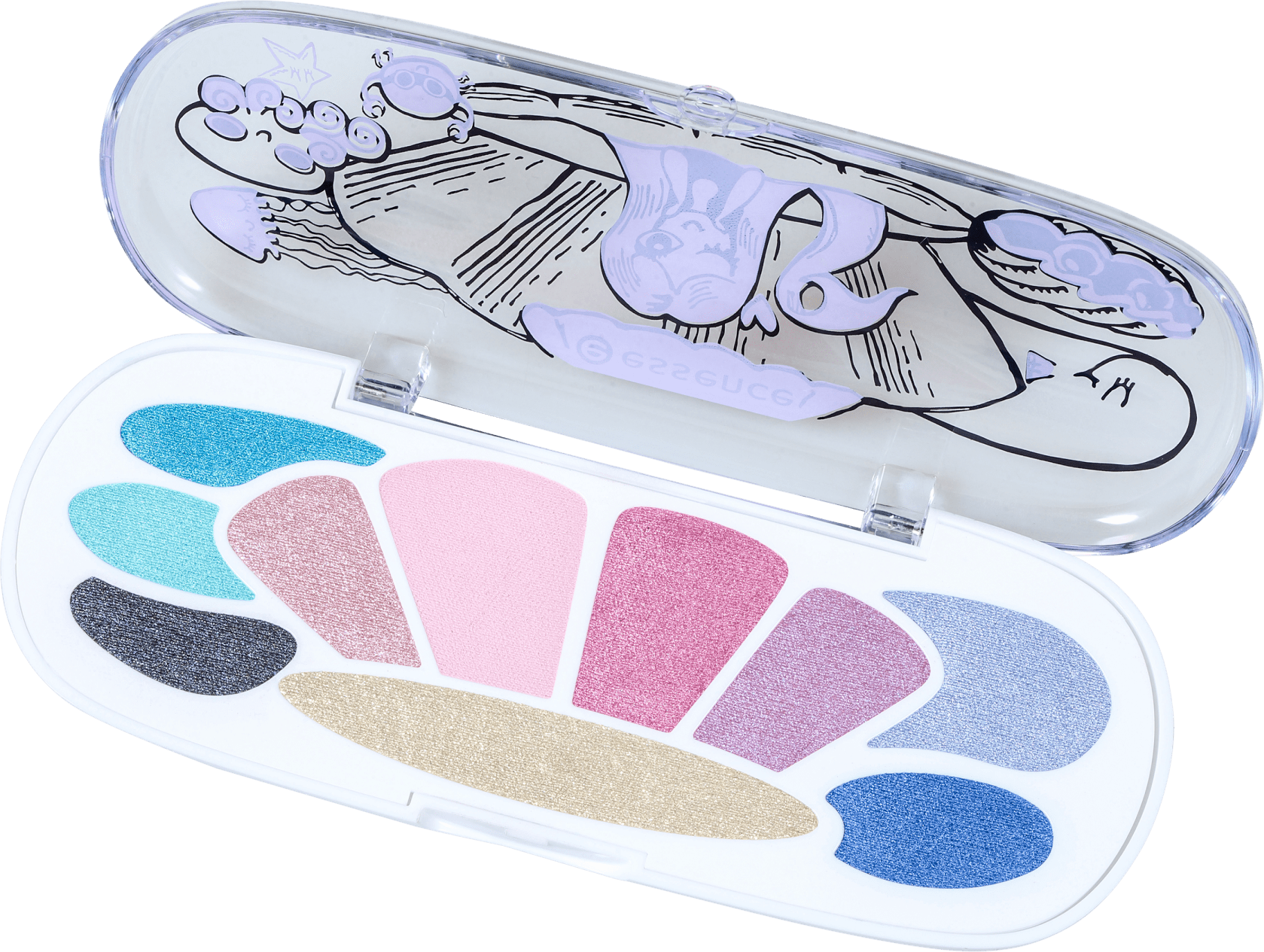 Essence Mermaid 03 My Shell Is My Castle - Paleta de Sombras 7g