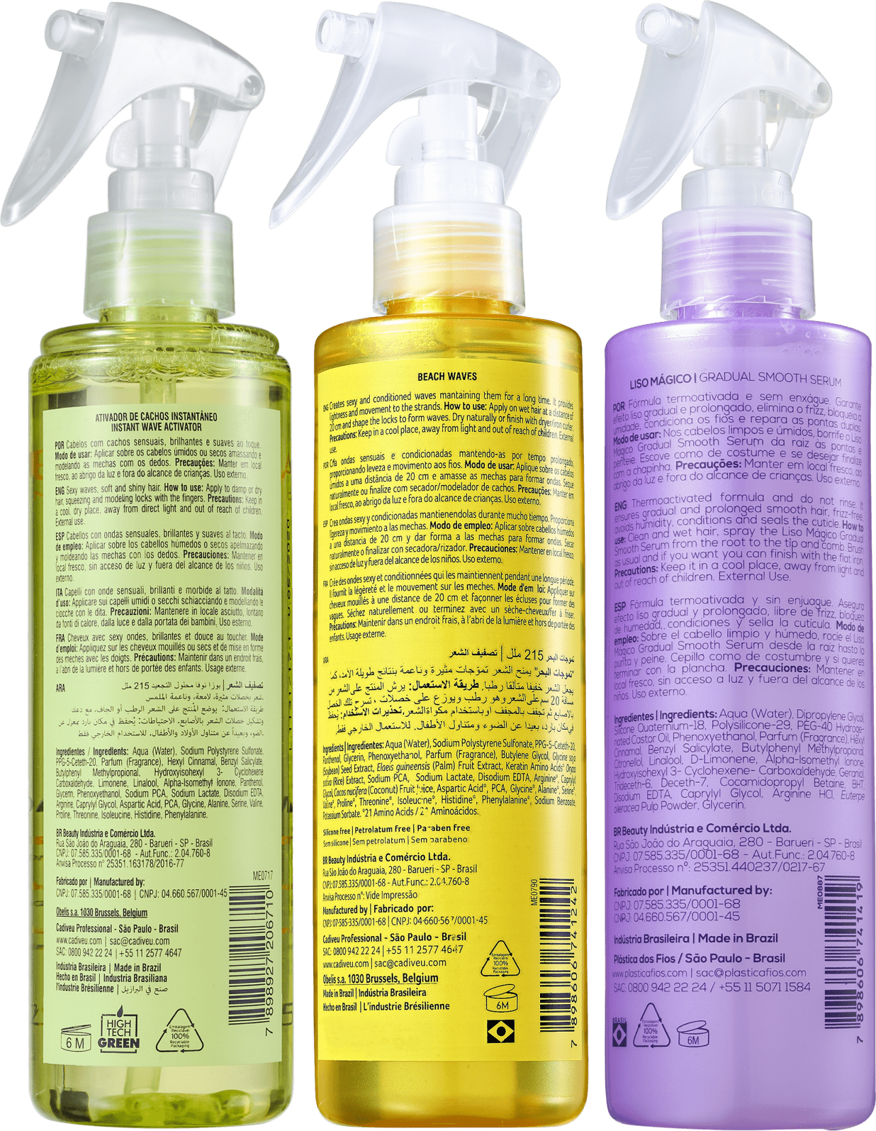 Kit Cadiveu Professional Modeladores (3 Produtos)