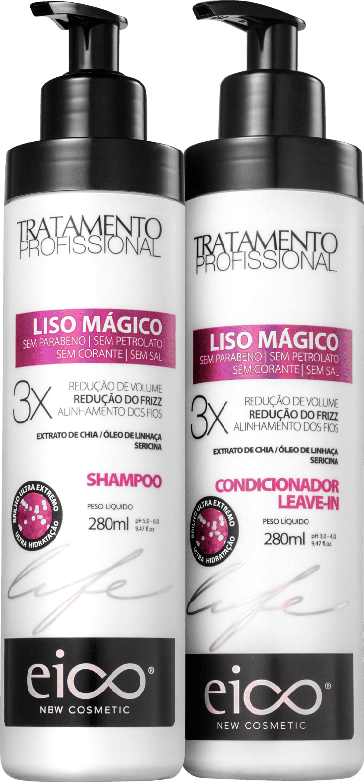 Kit Eico Life Liso Mágico Duo (2 Produtos)