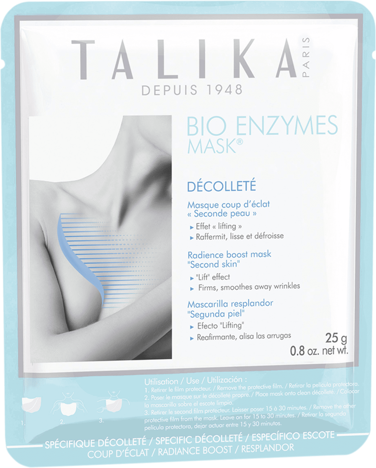 Talika Bio Enzymes Décolleté - Máscara Anti-Idade 25g
