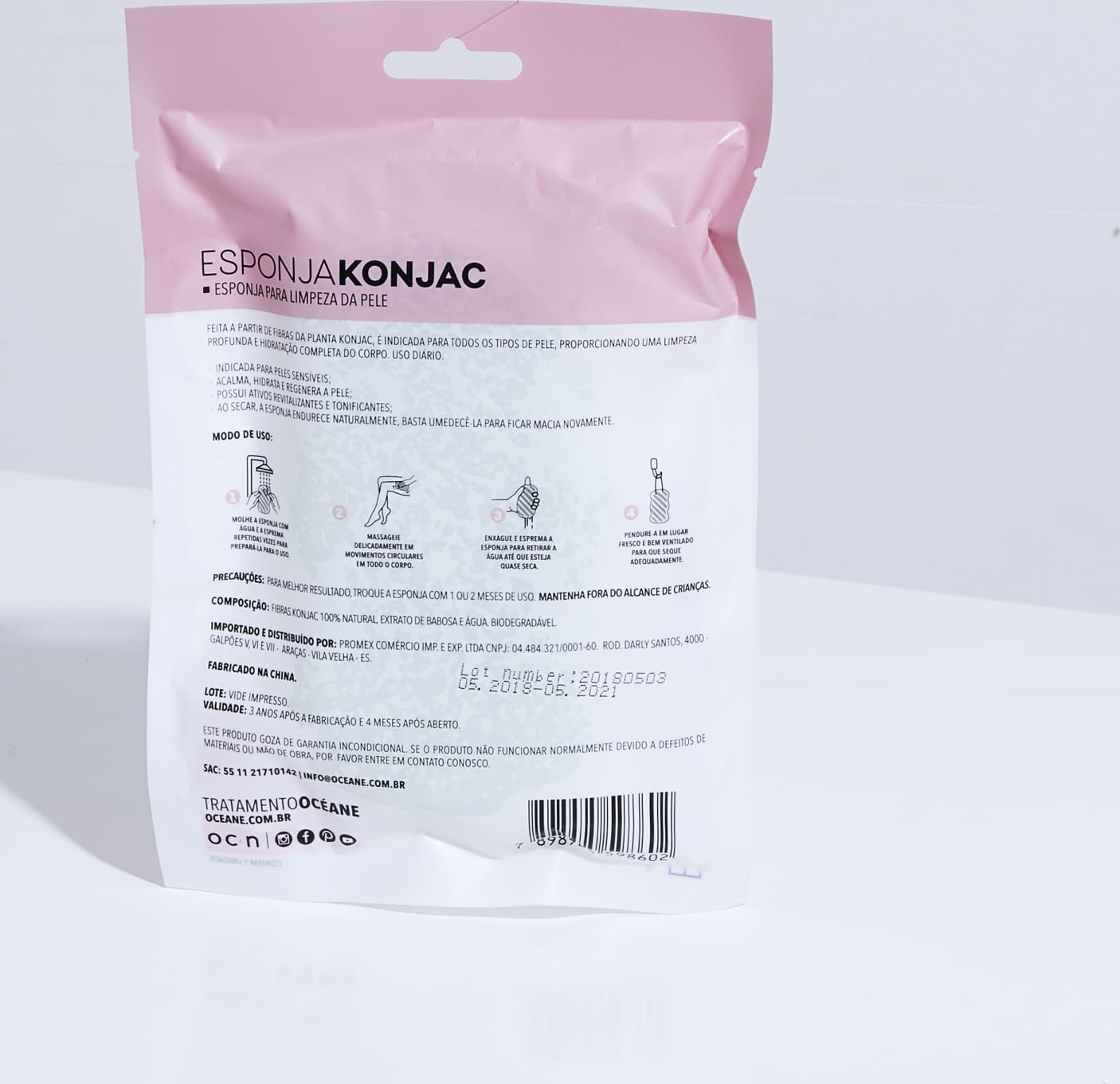 Esponja Konjac - Aloe Vera