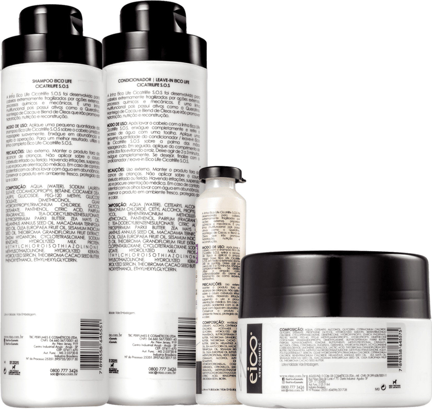 Kit Eico Life Cicatrilife S.O.S. Full (4 Produtos)