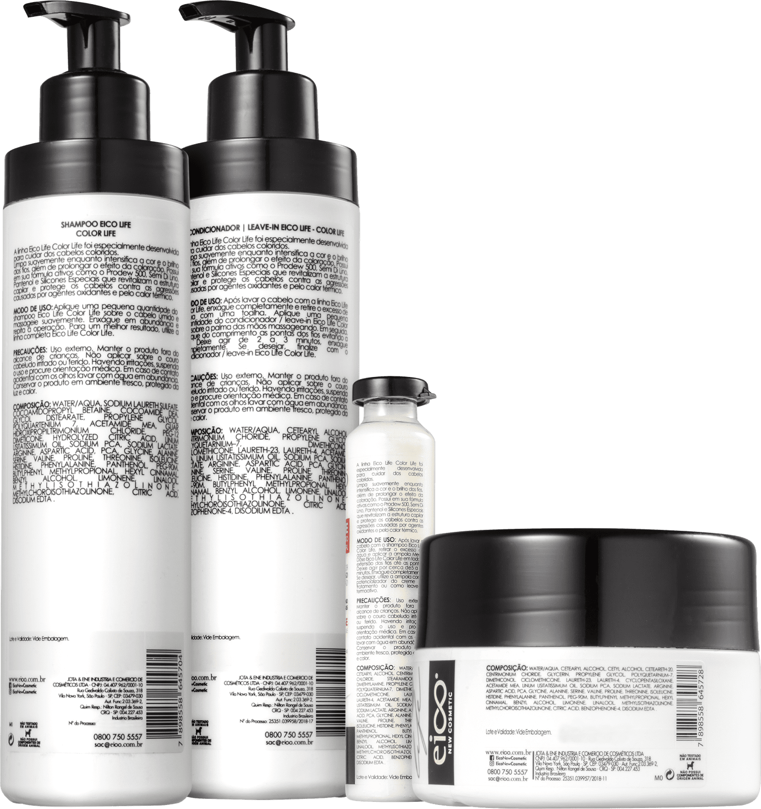 Kit Eico Life Color Life Completo (4 Produtos)
