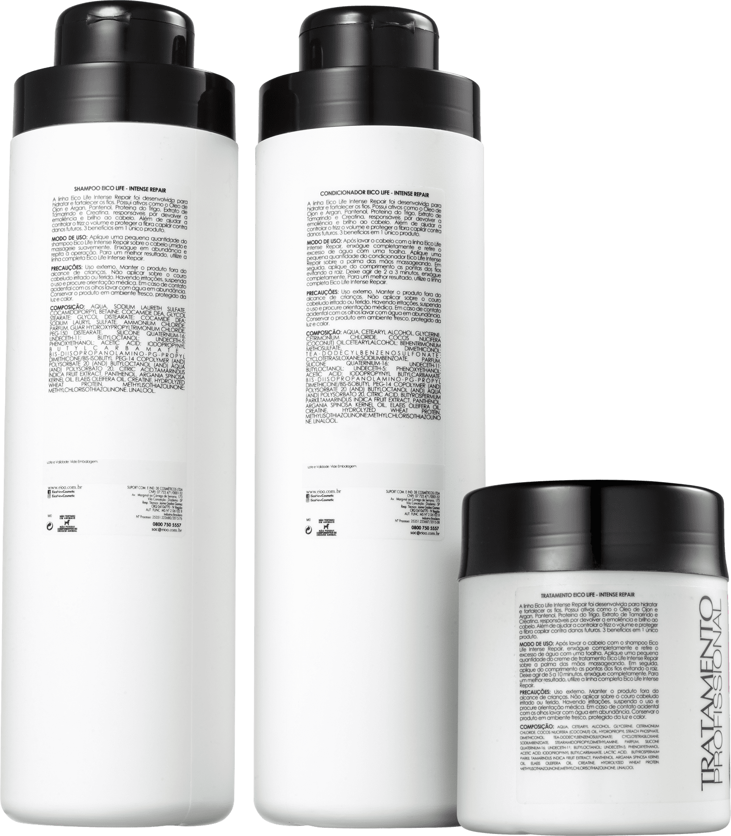 Kit Eico Life Intense Repair Trio (3 Produtos)