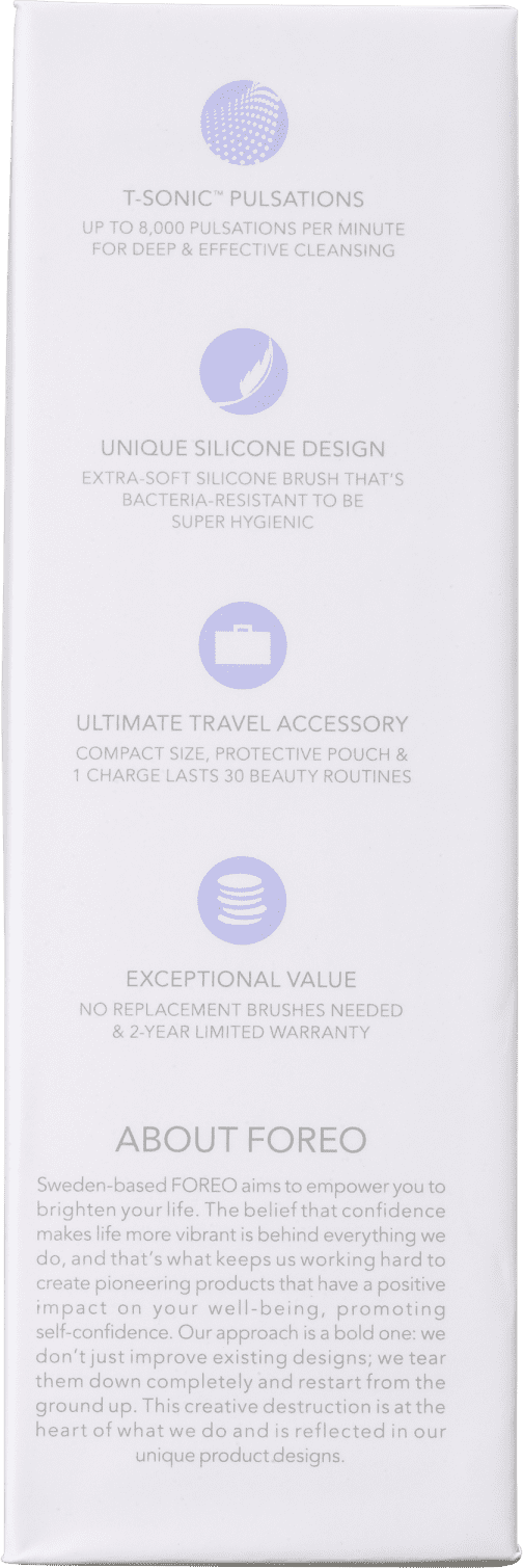 Foreo Luna Go Pele Sensível - Escova Facial Elétrica