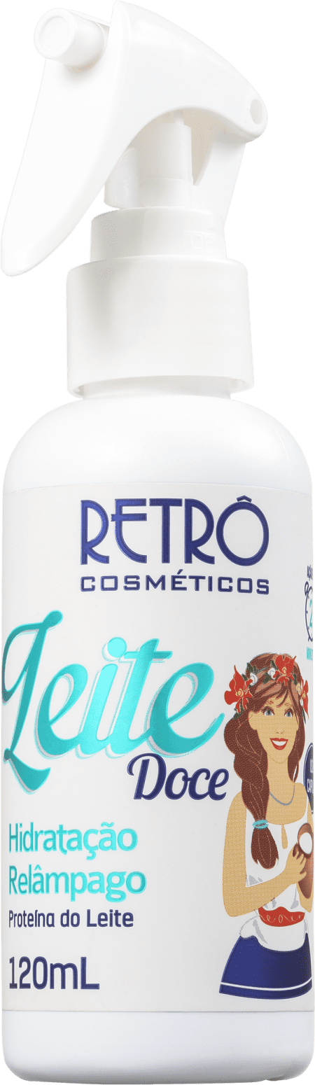 Retrô Cosméticos Leite Doce Hidratação Relâmpago - Tratamento Capilar 120ml