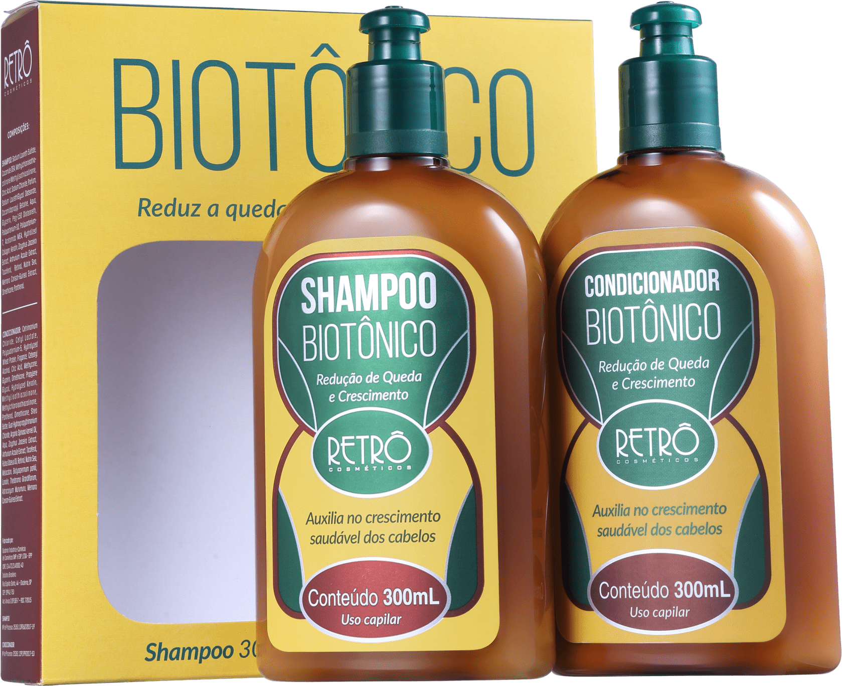 Kit Retrô Cosméticos Biotônico Duo (2 Produtos)
