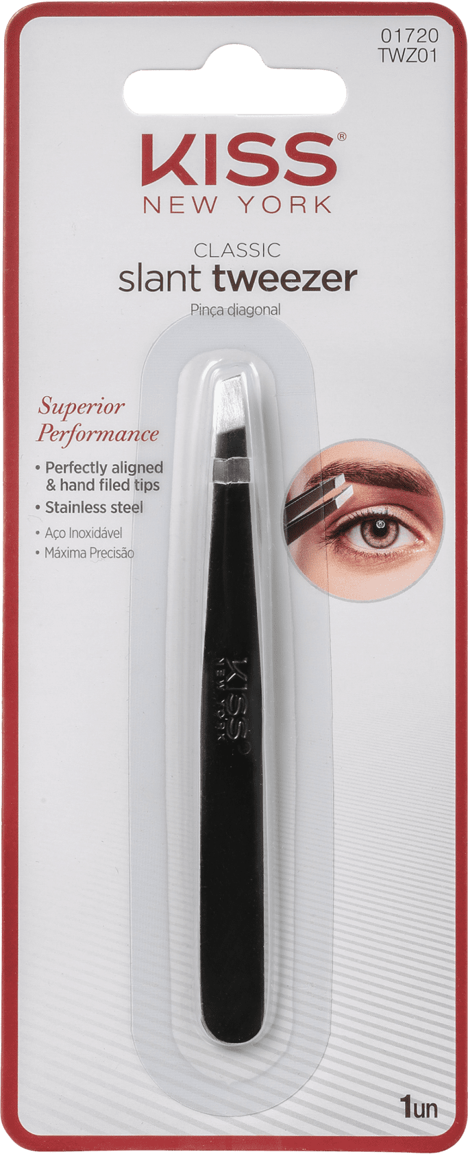 Kiss New York Classic Slant - Pinça Diagonal 12g