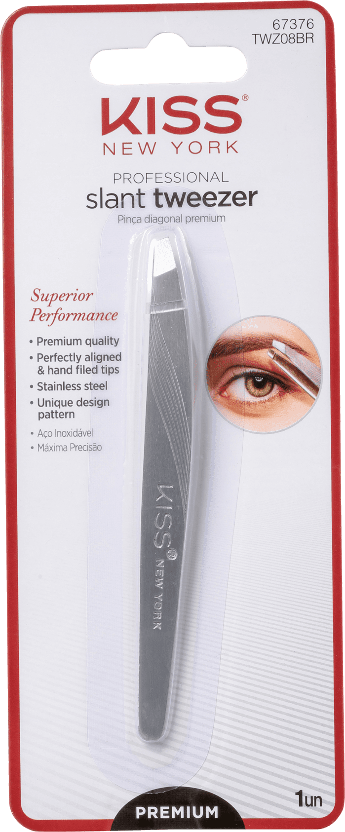 Kiss New York Professional Slant - Pinça Diagonal 11g