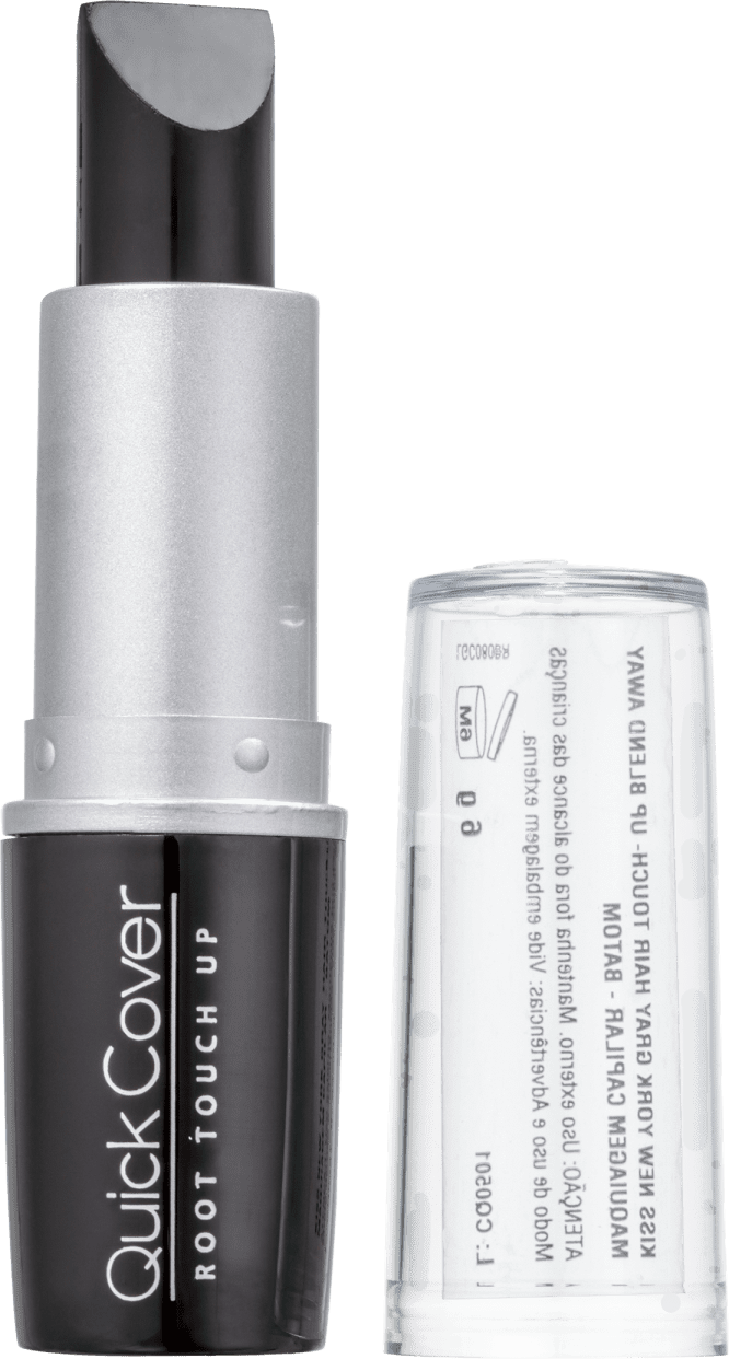 Kiss New York Gray Hair Touch Up Batom Preto - Corretivo de Raiz 6g