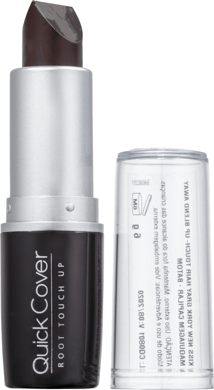 Kiss New York Gray Hair Touch Up Batom Marrom Escuro - Corretivo de Raiz 6g