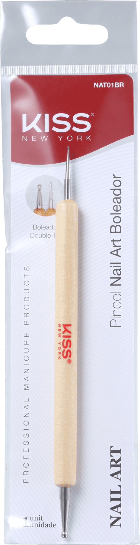 Kiss New York Nail Art Boleador - Pincel para Unhas 7g