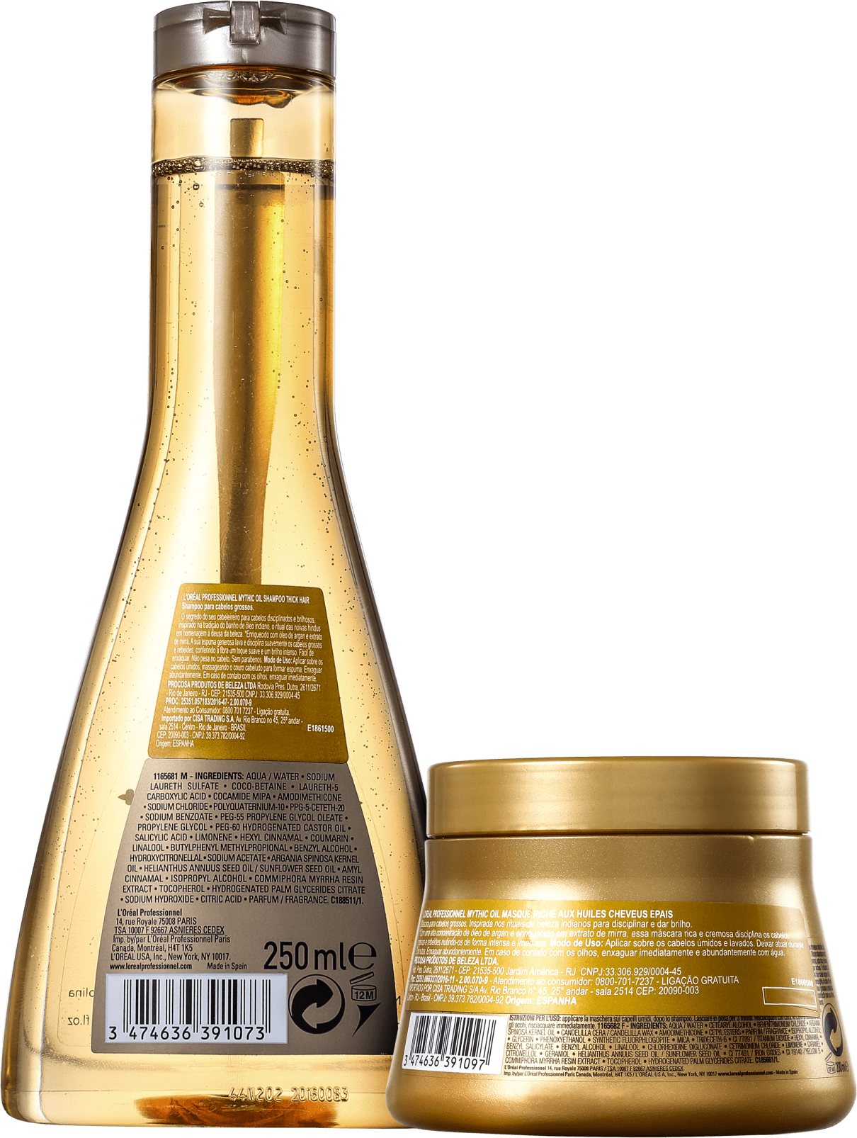 Kit L’Oréal Professionnel Mythic Oil Treat (2 Produtos)