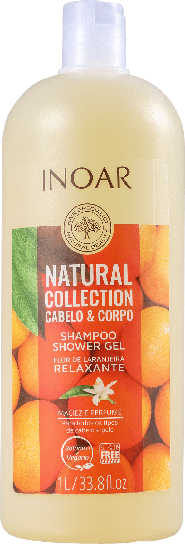 Inoar Natural Collection Cabelo & Corpo - Shampoo 2 em 1 1000ml