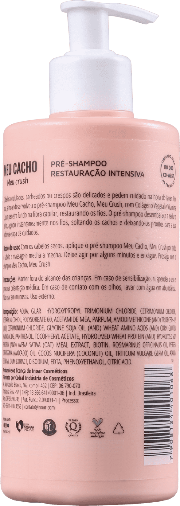 Pré-Shampoo Meu Cacho, Meu Crush 400ml
