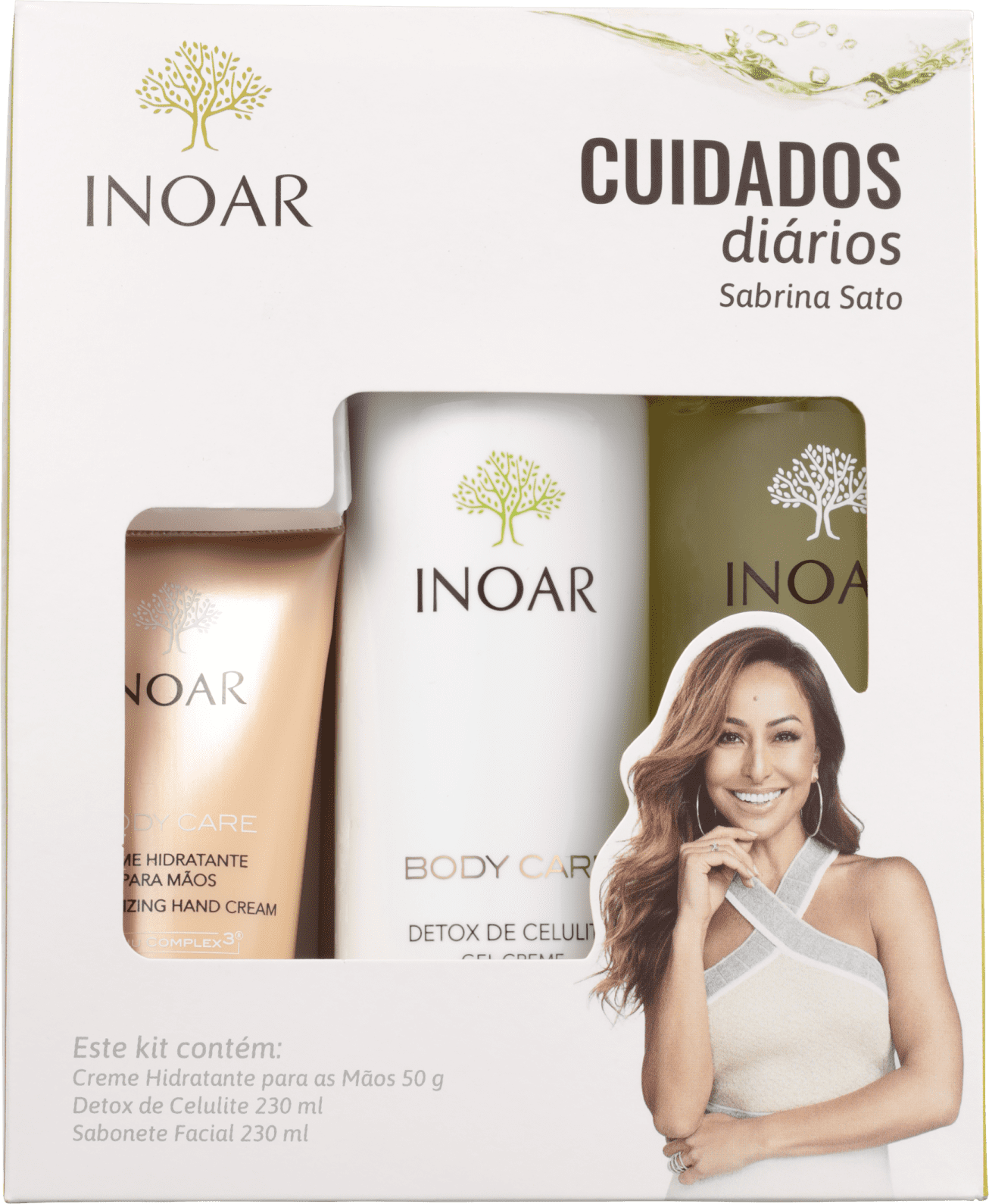 Kit Inoar Dermo Sabrina Sato Cuidado Diário (3 Produtos)
