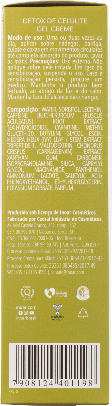 Kit Inoar Dermo Sabrina Sato Cuidado Diário (3 Produtos)