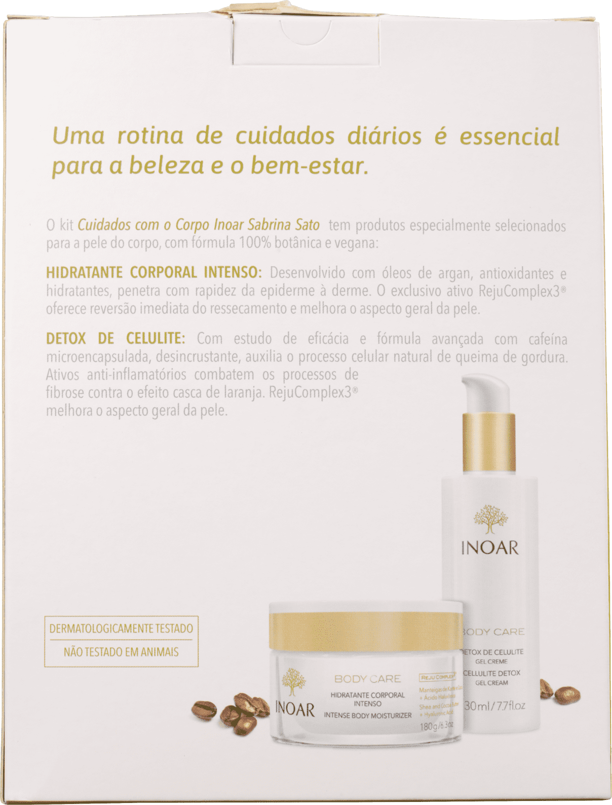 Kit Inoar Dermo Sabrina Sato Cuidados com o Corpo (2 Produtos)