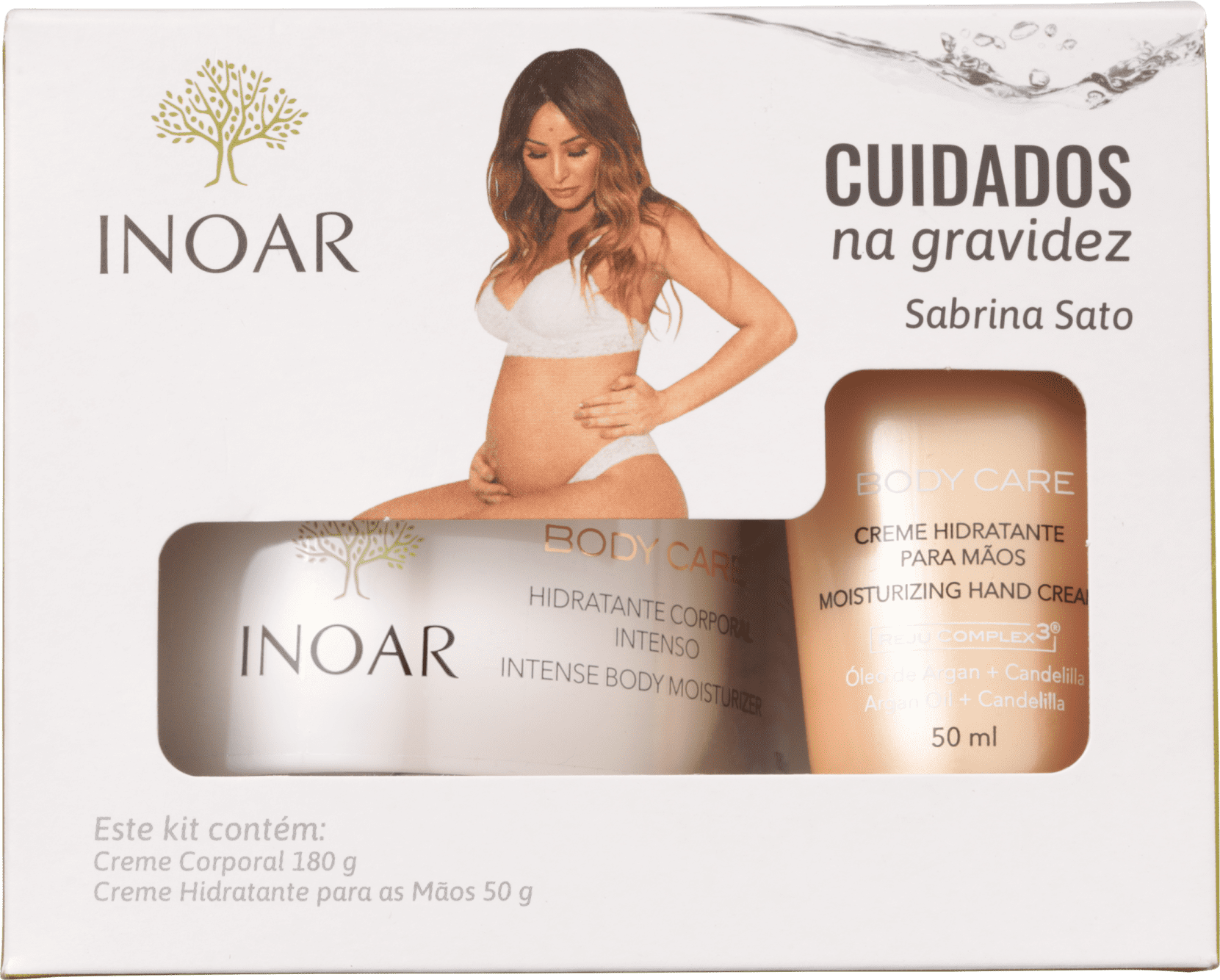 Kit Inoar Dermo Sabrina Sato Cuidados na Gravidez (2 Produtos)