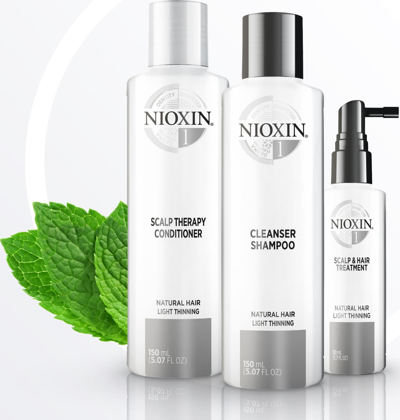 Nioxin Sistema 1 Kit de Tratamento Trial - Pequeno (3 Produtos)