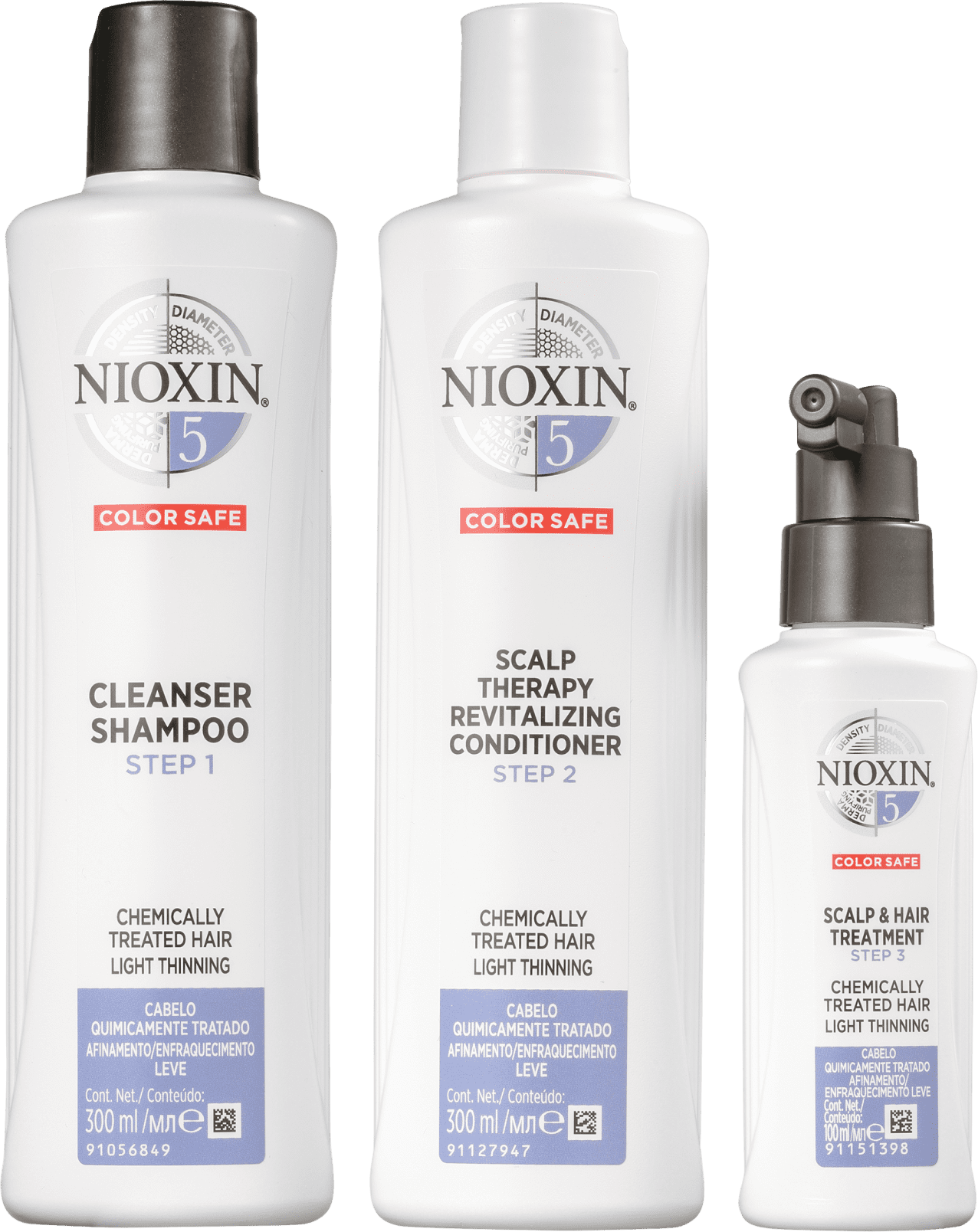 Nioxin Sistema 5 - Kit De Tratamento Loyalty - Grande (3 produtos)