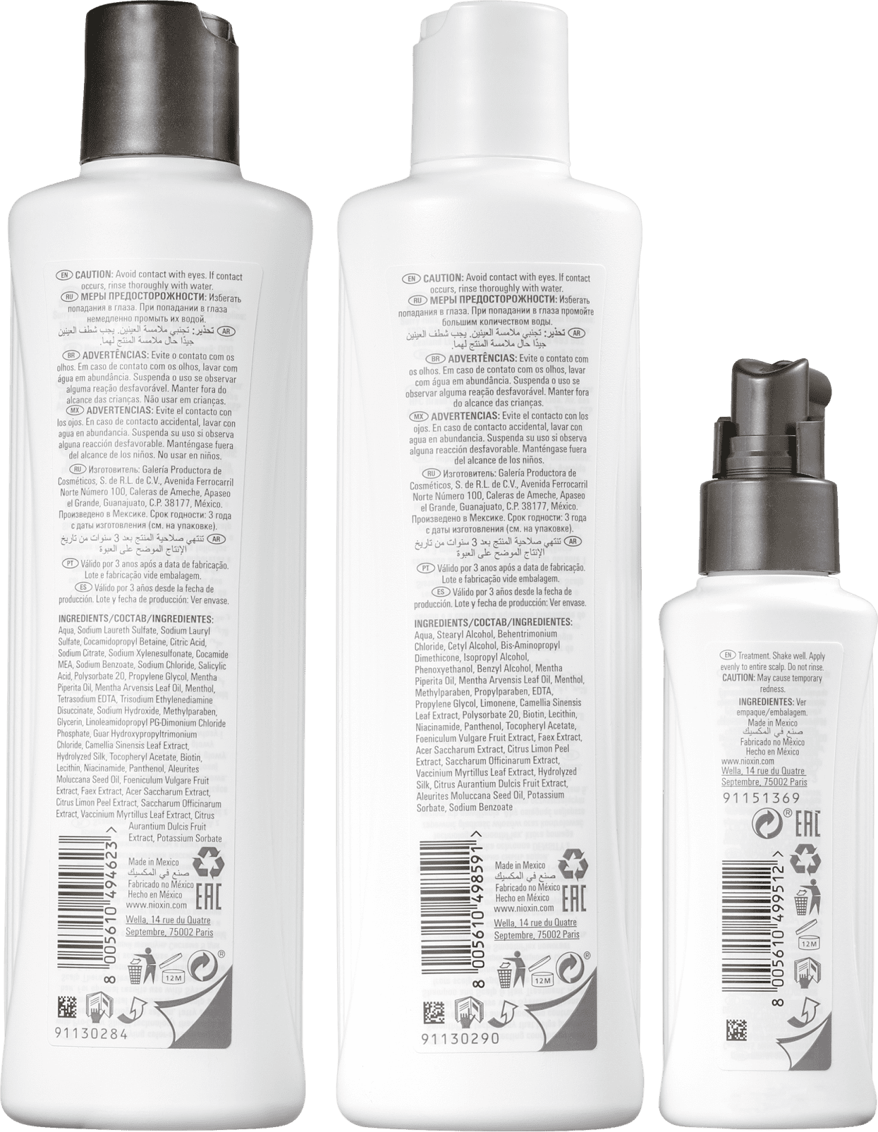 Nioxin Sistema 5 - Kit De Tratamento Loyalty - Grande (3 produtos)